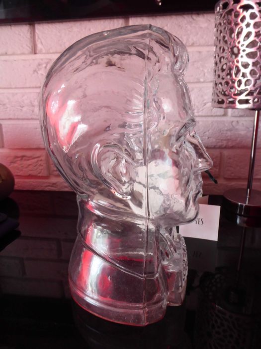 Elvis Presley szklana głowa popiersie