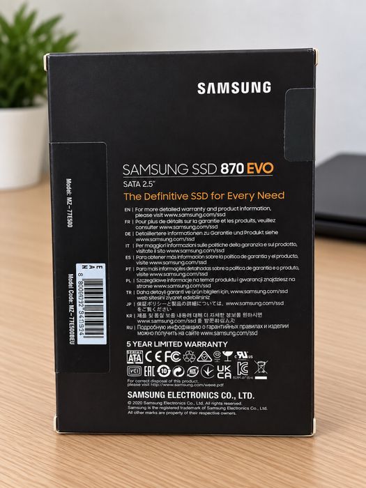 Disco SSD Samsung 500GB 870EVO