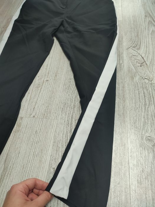 Primark 40 L 38 M spodnie damskie lampas eleganckie czarne chinosy