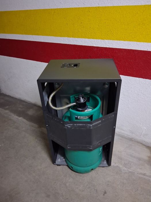 Aqucedor a gas com bilha