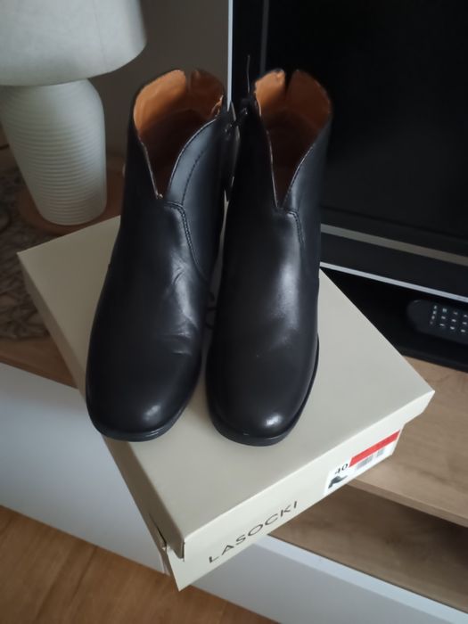 Lasocki botki 40 NOWE