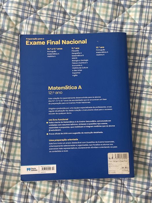Livro preparação exame matemática A 12