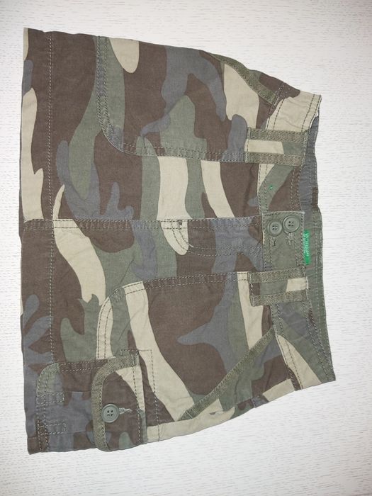 Spódnica Benetton khaki rozm. 122