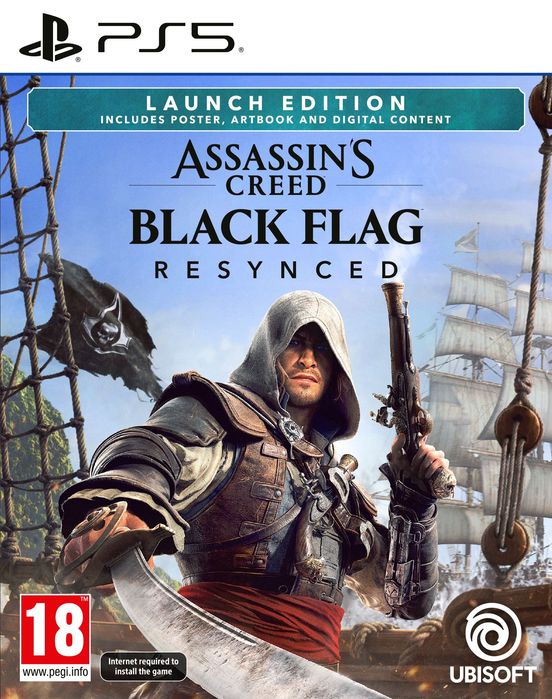 Предзамовлення на диски з грою Assassin's Creed Black Flag Resynced Launch edition (PS5)