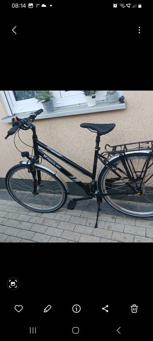 Rower miejsko trekkingowy.