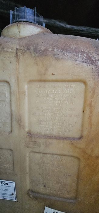 Caldeira a gasóleo chappee recipiente 700L