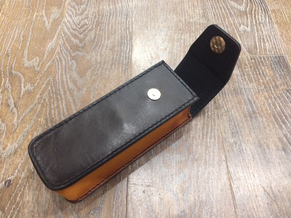 Футляр, чехол для очков ручной работы из натуральной кожи