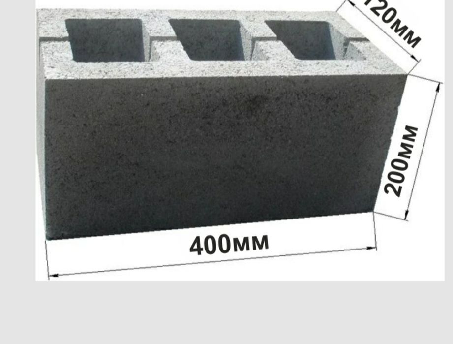 Блок стіновий,Блок будівельний Блок для будівництва. ВІДСІВОБЛОК