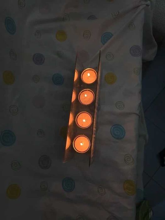 Suporte / castiçal decorativo para velas