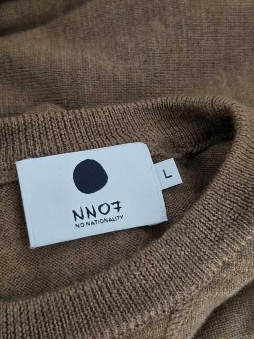 Nn07 męski sweter 100 % wool L