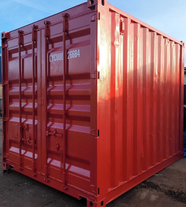 Kontenery 10DV/DC -dł.3m, używane, odmalowne sprzedam - AB