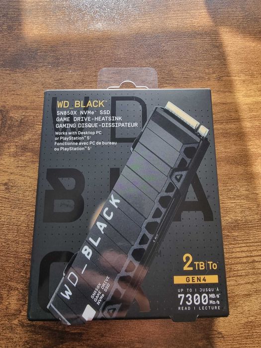 WD Black SN850X NVME 7300MB/s PS5