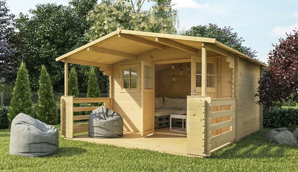 Domek ogrodowy 4x3 Narcyz drewniany narzędziowy Montaż