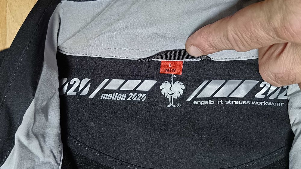 Męska kamizelka softshell ENGELBERT STRAUSS MOTION 2020 r.L stan bardzo dobry
