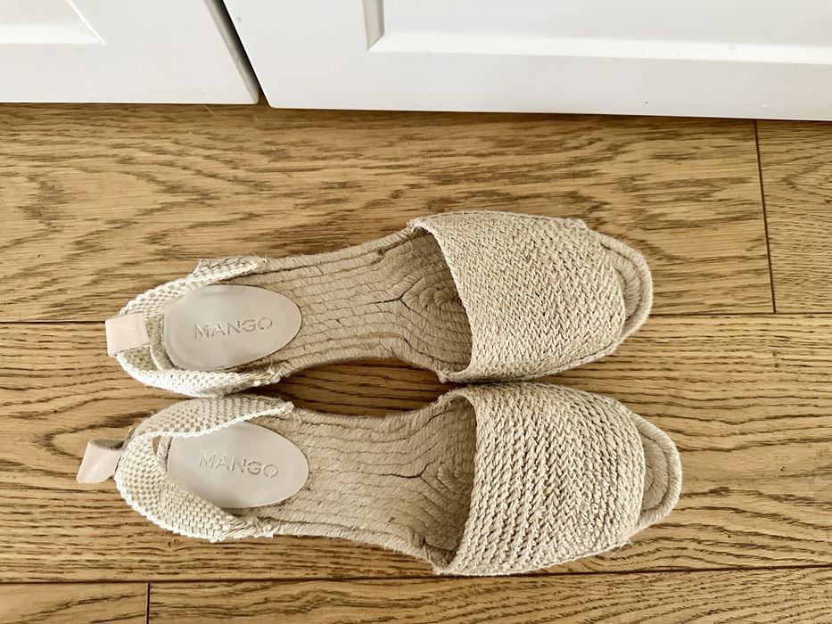 MANGO j.nowe przepiękne espadryle 39/40