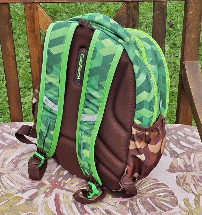 Komplet plecak, bidon, torba i piornik  Coolpack Joy S Minecraft Pixel