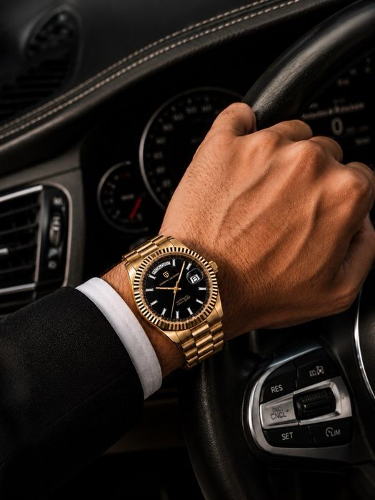 Оригінал ‼️ Pagani Design PD-1783 Gold-Black | Чоловічий годинник