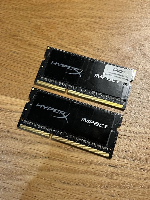 Kingston HyperX Impact 16GB (2x8GB) DDR3L 1600MHz SO-DIMM laptop