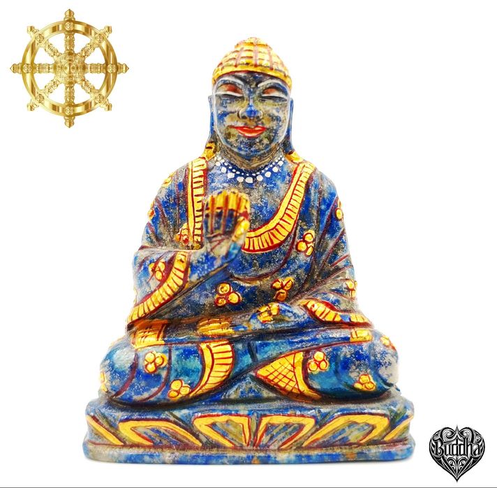 Figurka Budda posążek medytacja kamień rzeźba kamienna unikat inna