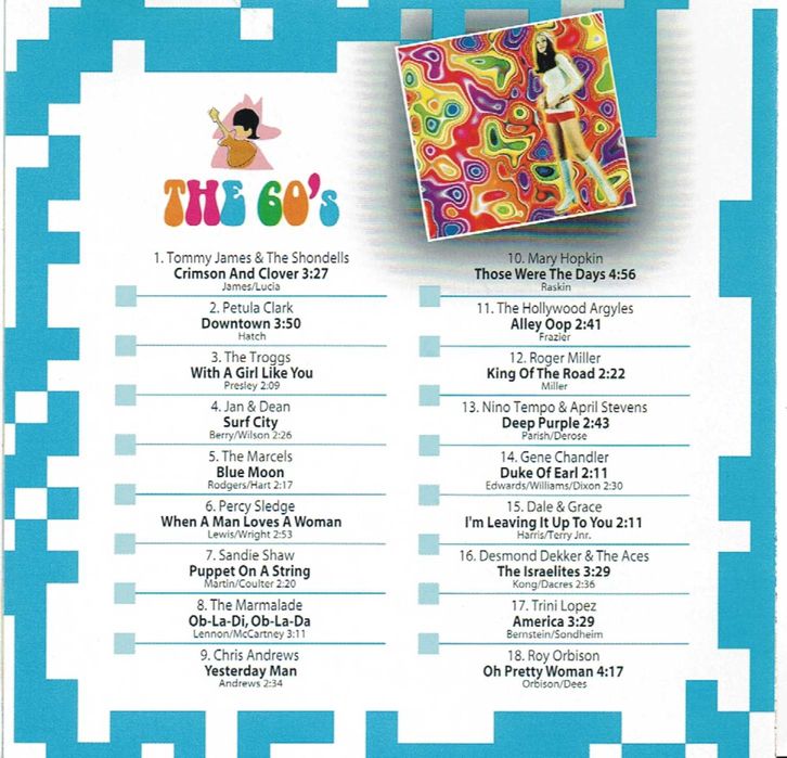 The 60's - CD - 1998 - made in Neterland - CD 3 - como NOVO