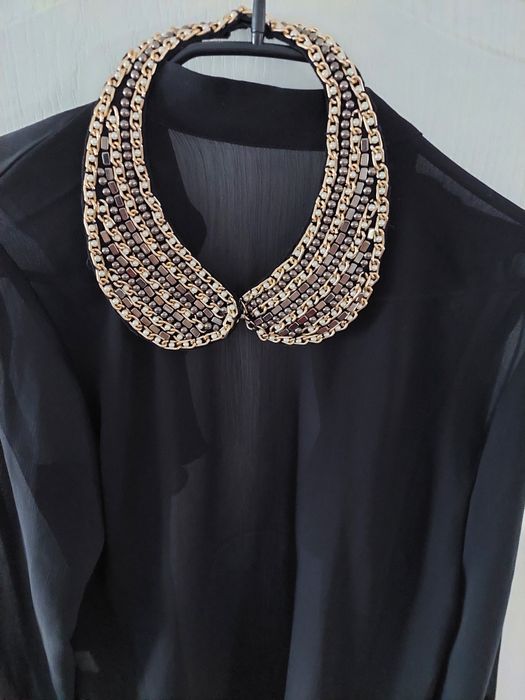 Kołnierzyk ozdobny do koszuli damskiej