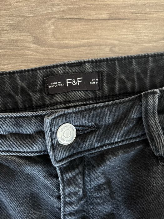 Джинси f&f skinny темно-сірі розмір eur 42/uk 14