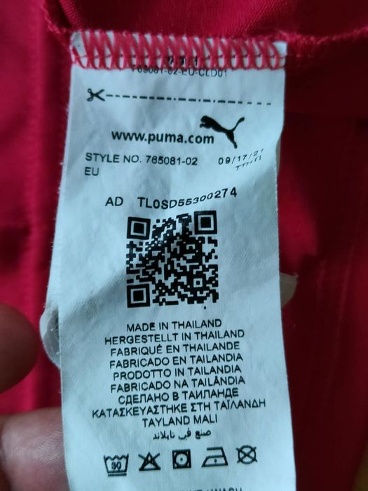 Camisola futebol adulto original Puma Ac Milan treino homem training