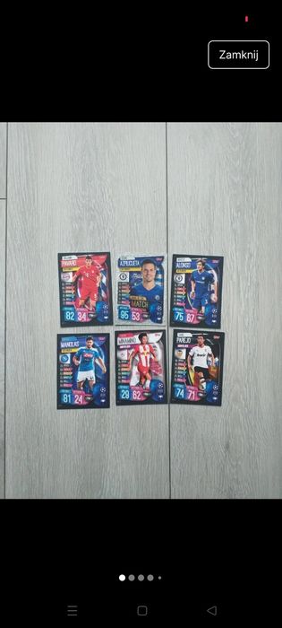 Karty piłkarskie Champions League