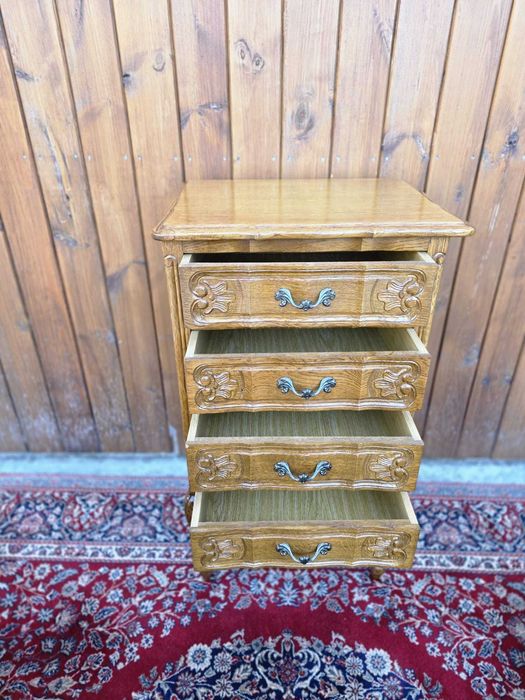 Szafka Ludwik z szufladami, lite drewno #2403 Stylowy Węgrów