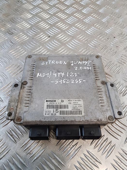 Sterownik Silnika 9644704480 0281010815 Citroen Jumpy I 2.0Hdi Europa