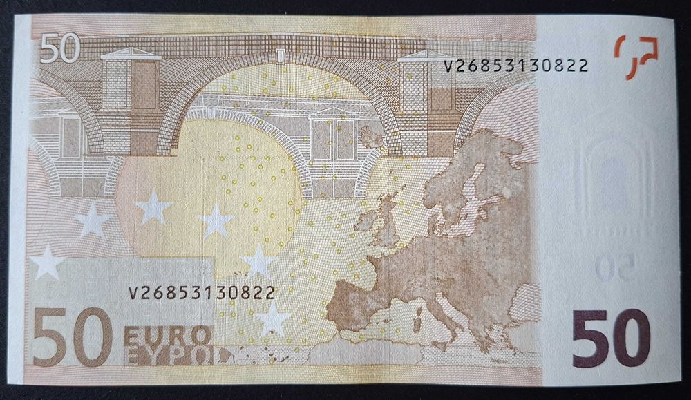 Notafilia - Nota de 50 euros de 2002, Trichet, não circulada - 130822