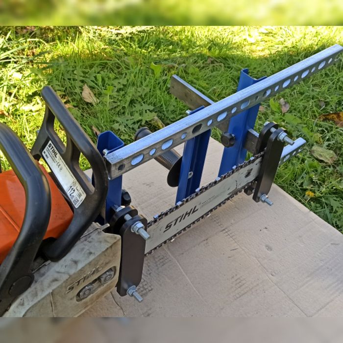 НАСАДКА на бензопилу, для роспуска бревен на доски. Пилорама. Універса