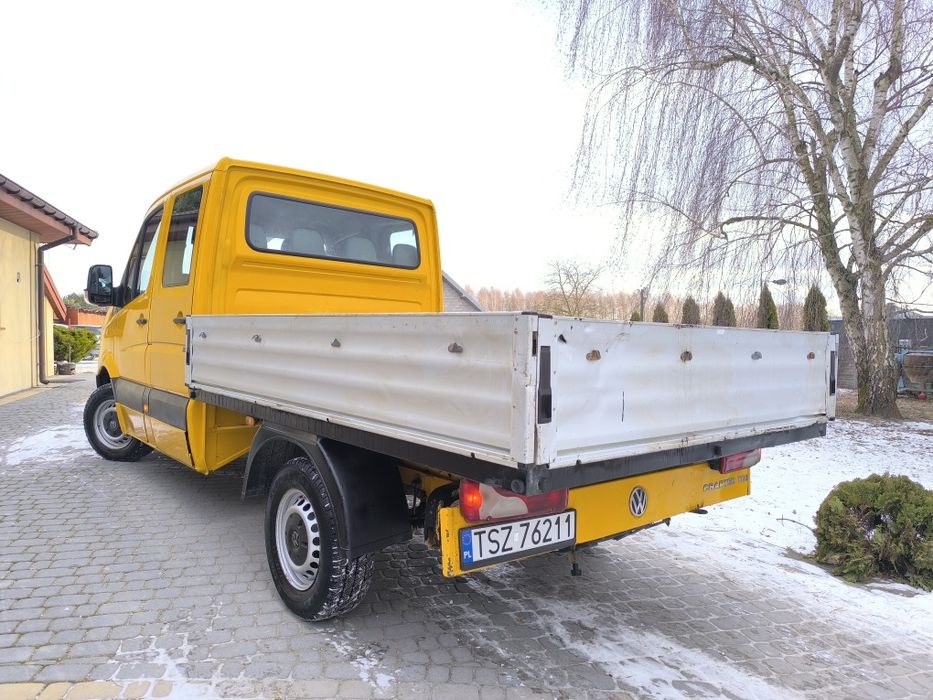 VW crafter 2,5 TDI 109km 2008r doka 7 osób 6 biegów brygadówka dubel