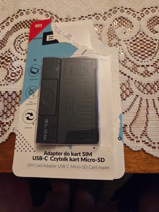 Adapter kart sim BLOW organizer nano micro USB