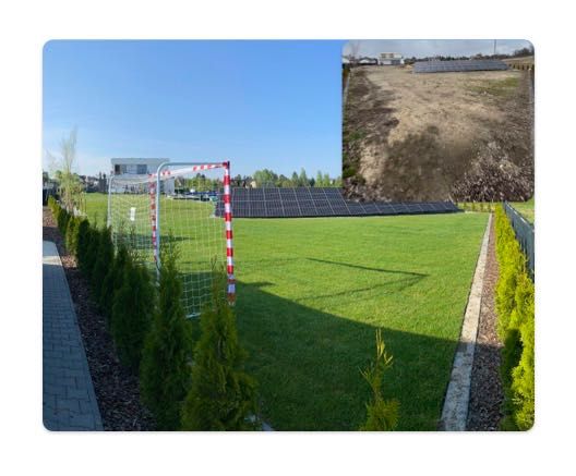 Usługi ogrodnicze, zakładanie ogrodów/ trawników,systemy nawadniania