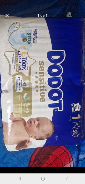 Fraldas Dodot tam.1