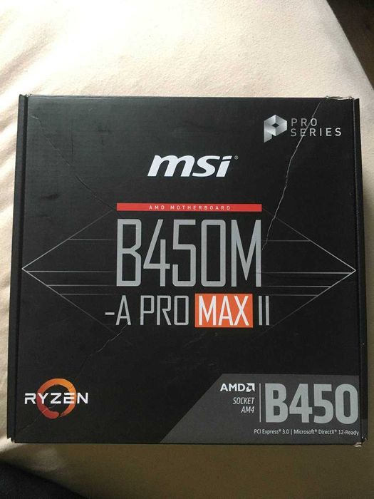Материнская плата MSI B450M-A pro max ll