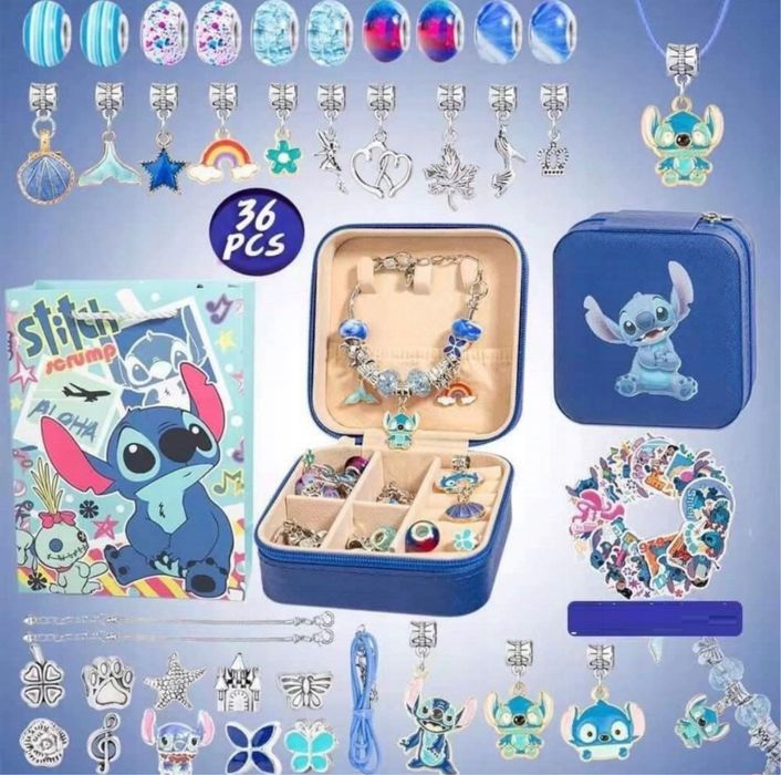 Zestaw koralików do robienia Bransoletek Lilo i Stitch Mikotaj Boze