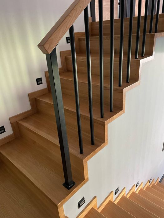 Schody trepy stopnie dębowe