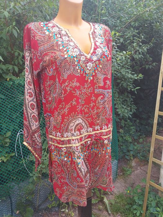 Tunika damska zdobiona rozmiar 2XL/3XL firma FRANGI