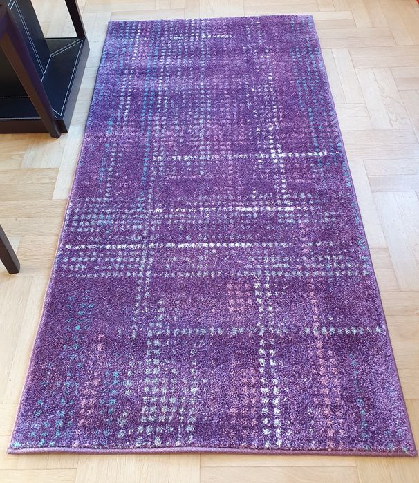Dywan fabrycznie nowy Matrix 0,8x1,5m fioletowy, runo fryz