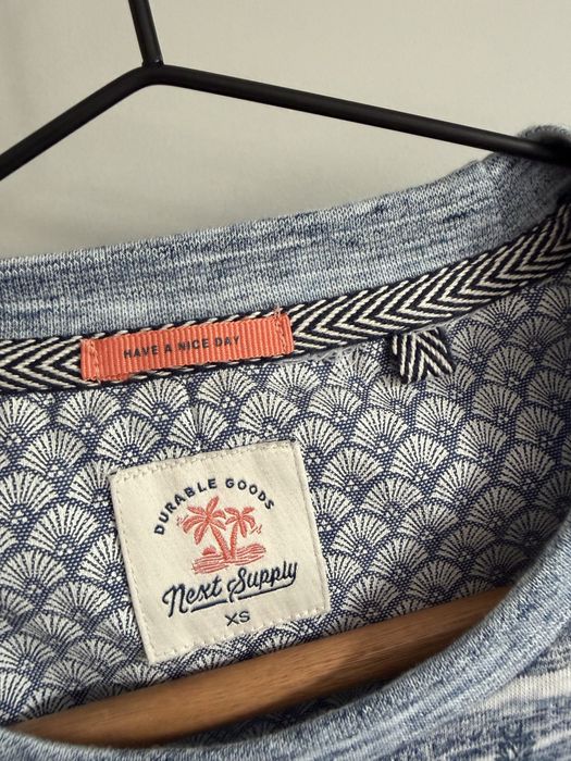 Nowa NEXT Supply XS  Koszulka męska w ananasy Regular Fit XS