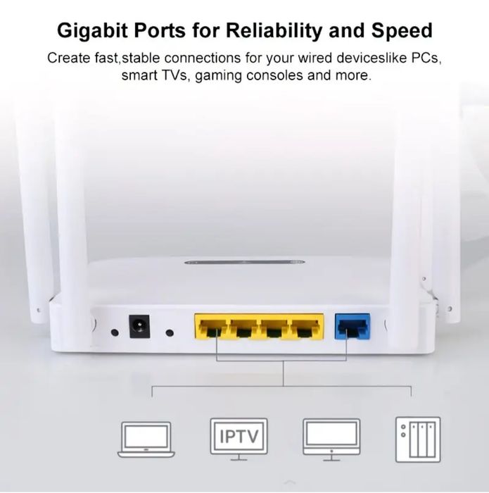 Роутер (новий) WiFi6, 2.4 Ghz