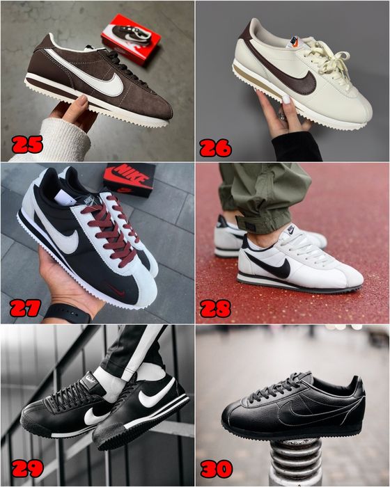БЕЗ ПЕРЕДПЛАТИ‼️ Кросівки Nike Cortez / Унисекс, 36-46, ПРЕМІУМ