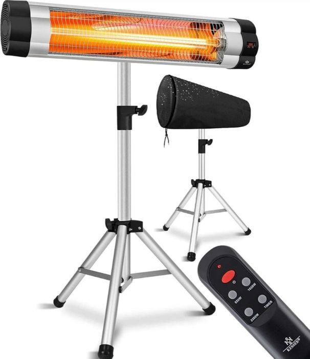 Grzejnik tarasowy/Promiennik podczerwieni 2500 W +pilot, na statywie