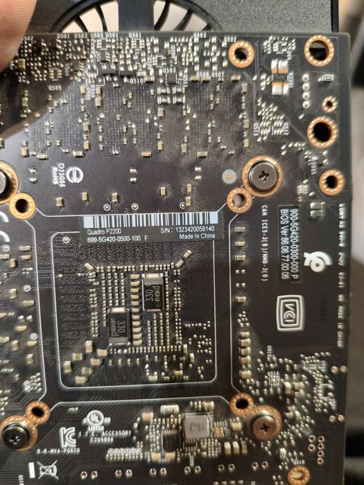 Quadro P2200 5GB GDDR5X