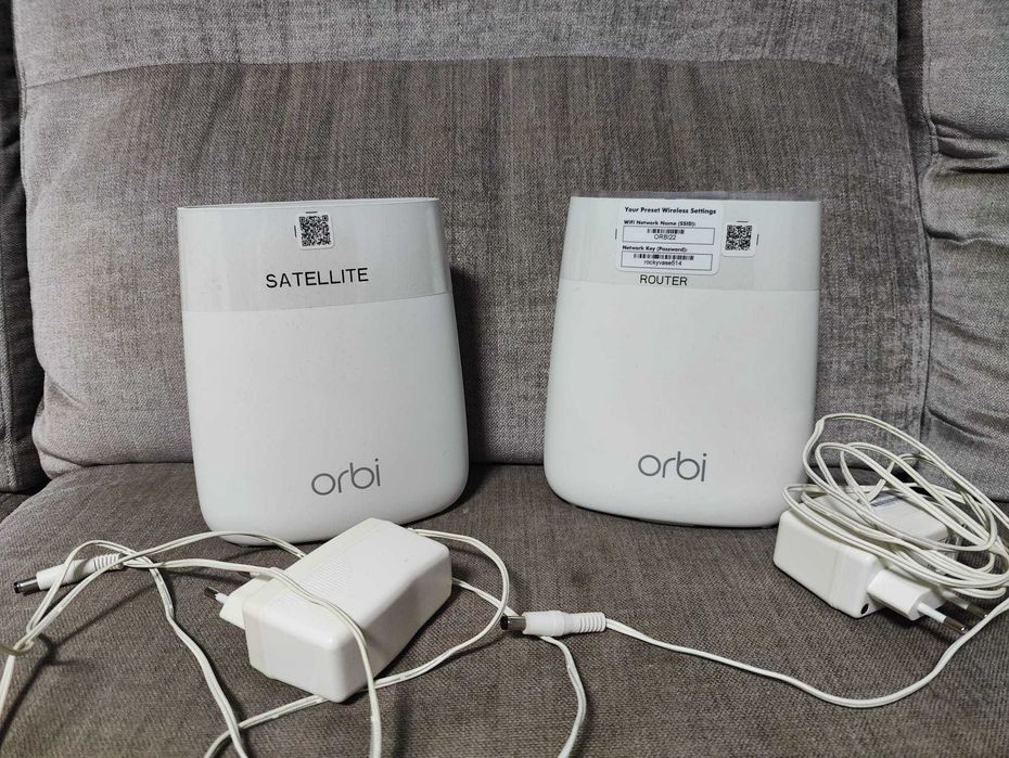 Netgear Orbi RBR20 (Router) + RBS20 (Satélite)