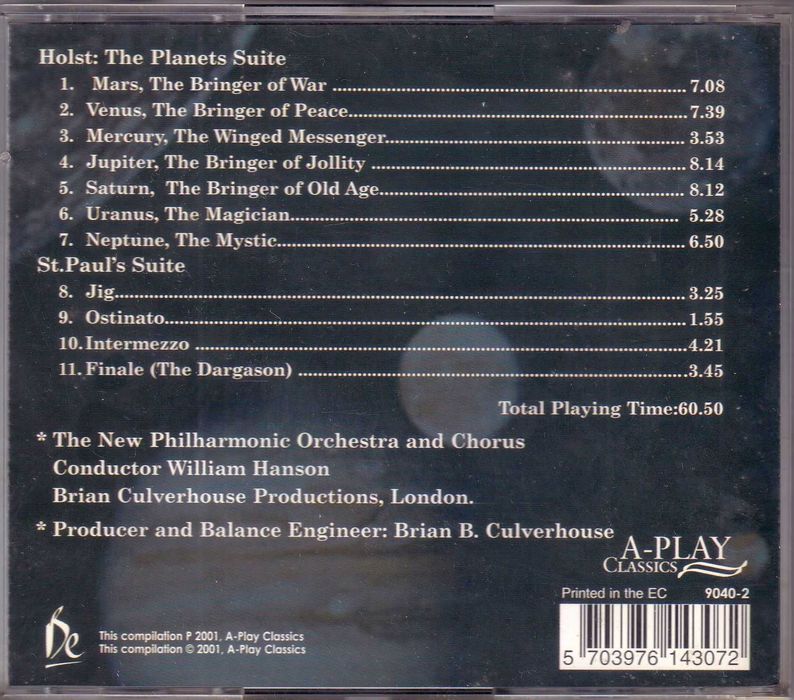 CD - Holst - Os Planetas423210579867750401
