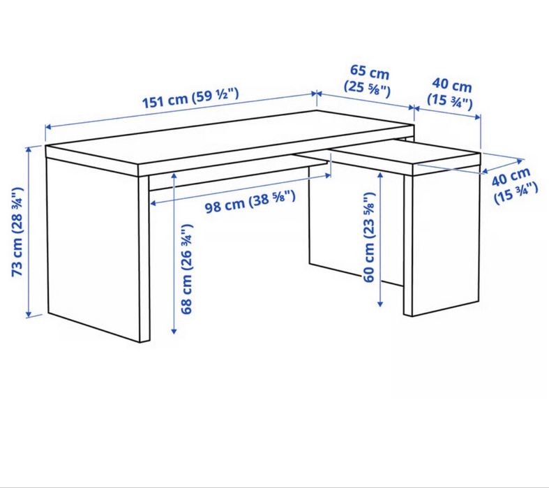Secretária IKEA MALM