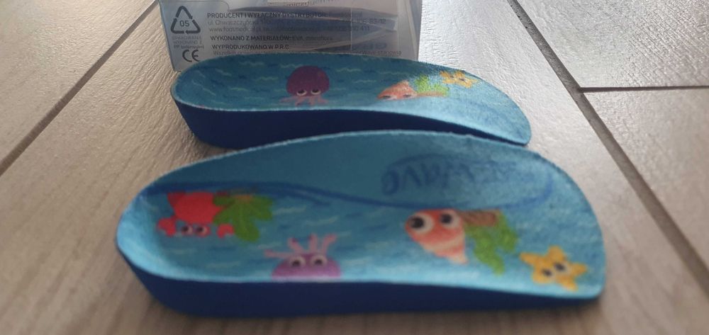 Dynamiczne wkładki  ortopedyczne 3/4, SK 30- 31, dla dzieci